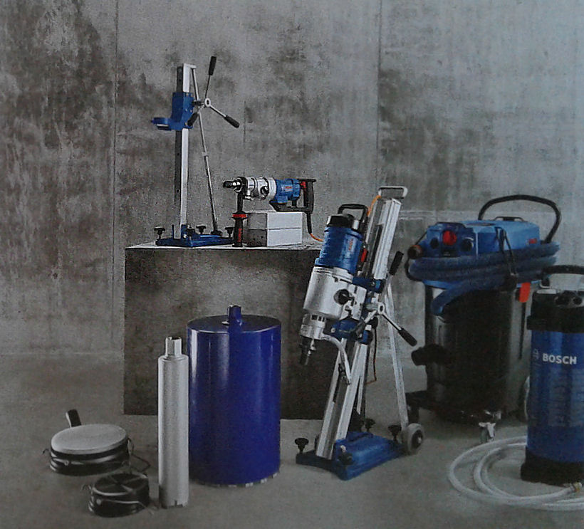 Bosch Diamant Nassbohrkronen für Beton 12 mm bis 47 mm