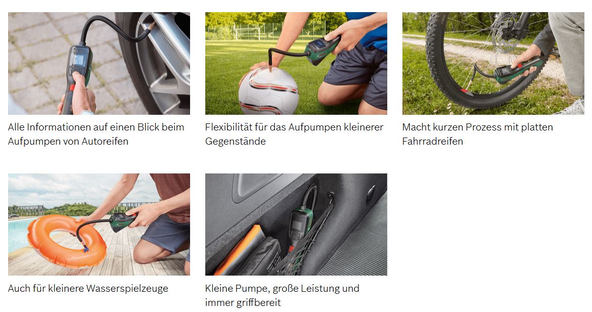 Bosch Akku-Druckluftpumpe EasyPump