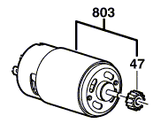 Bosch Gleichstrommotor 2609120106