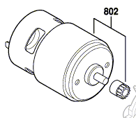 Bosch Gleichstrommotor 2609004487