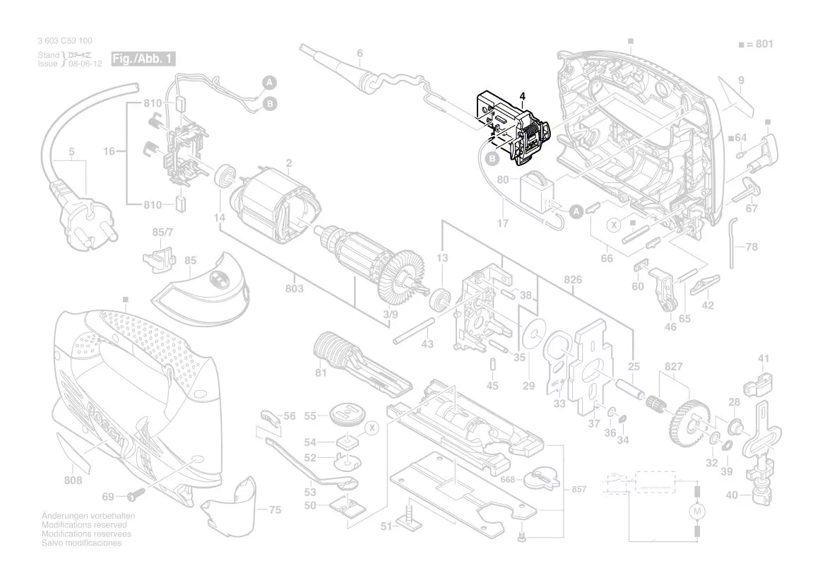 Bosch Ersatzschalter 2607200637