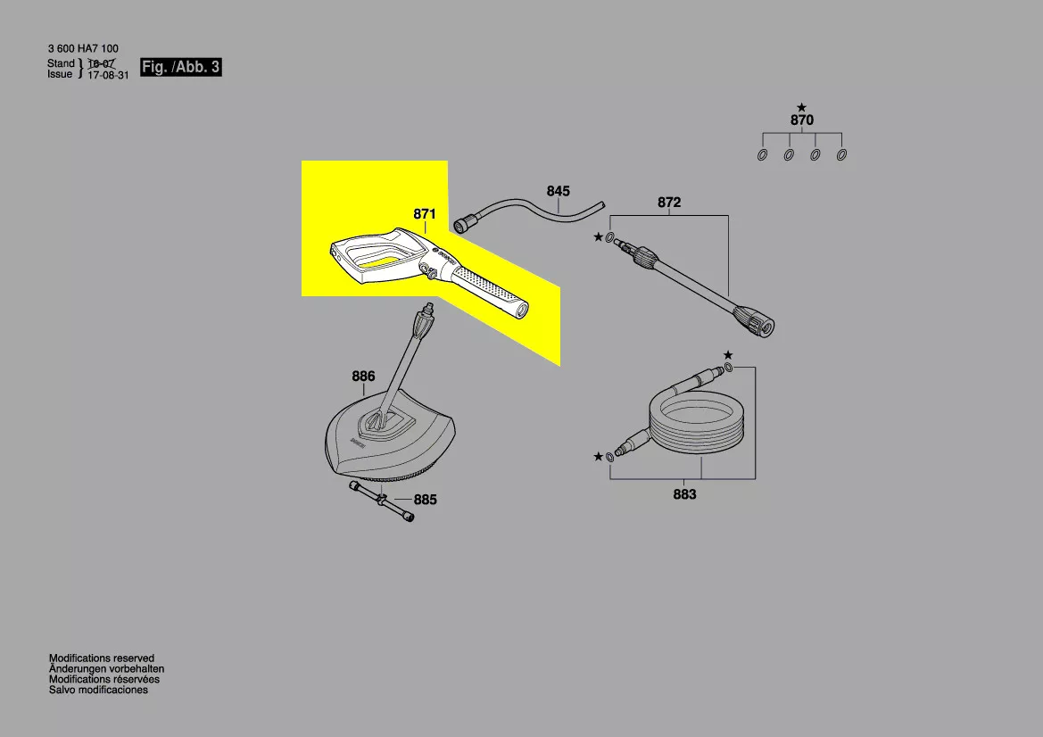 Bosch Auslöser F016F05280