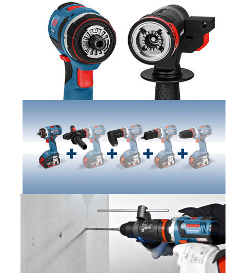 Bosch SDS-plus Hammeraufsatz für Akkuschrauber GSR 18 V-EC FC2