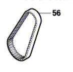 Bosch Antriebsriemen für Akku-Hobel GHO 12V-20