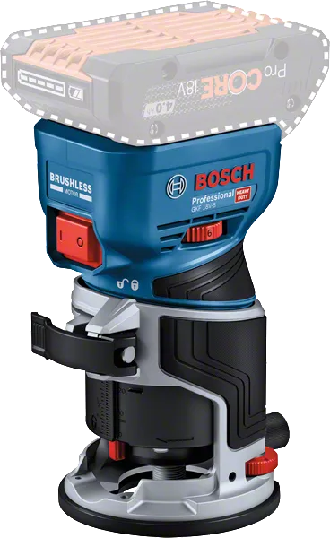 Bosch Akku Kantenfräse GKF 18V-8 Professional 06016C2000