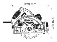 Bosch Handkreissäge GKS 65 Professional