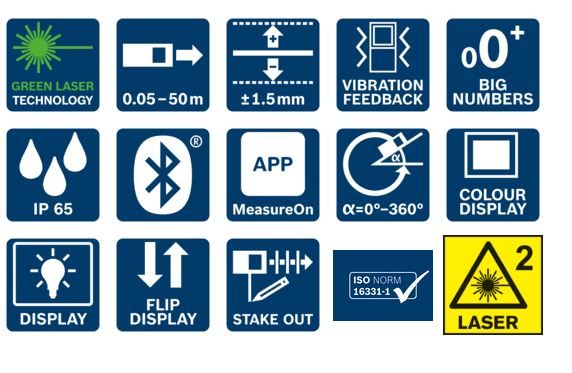 Bosch Laser Entfernungsmesser GLM 50-27 CG