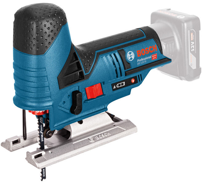 Bosch Akkustichsäge GST 12V-70 Professional / Solo mit L-Boxx