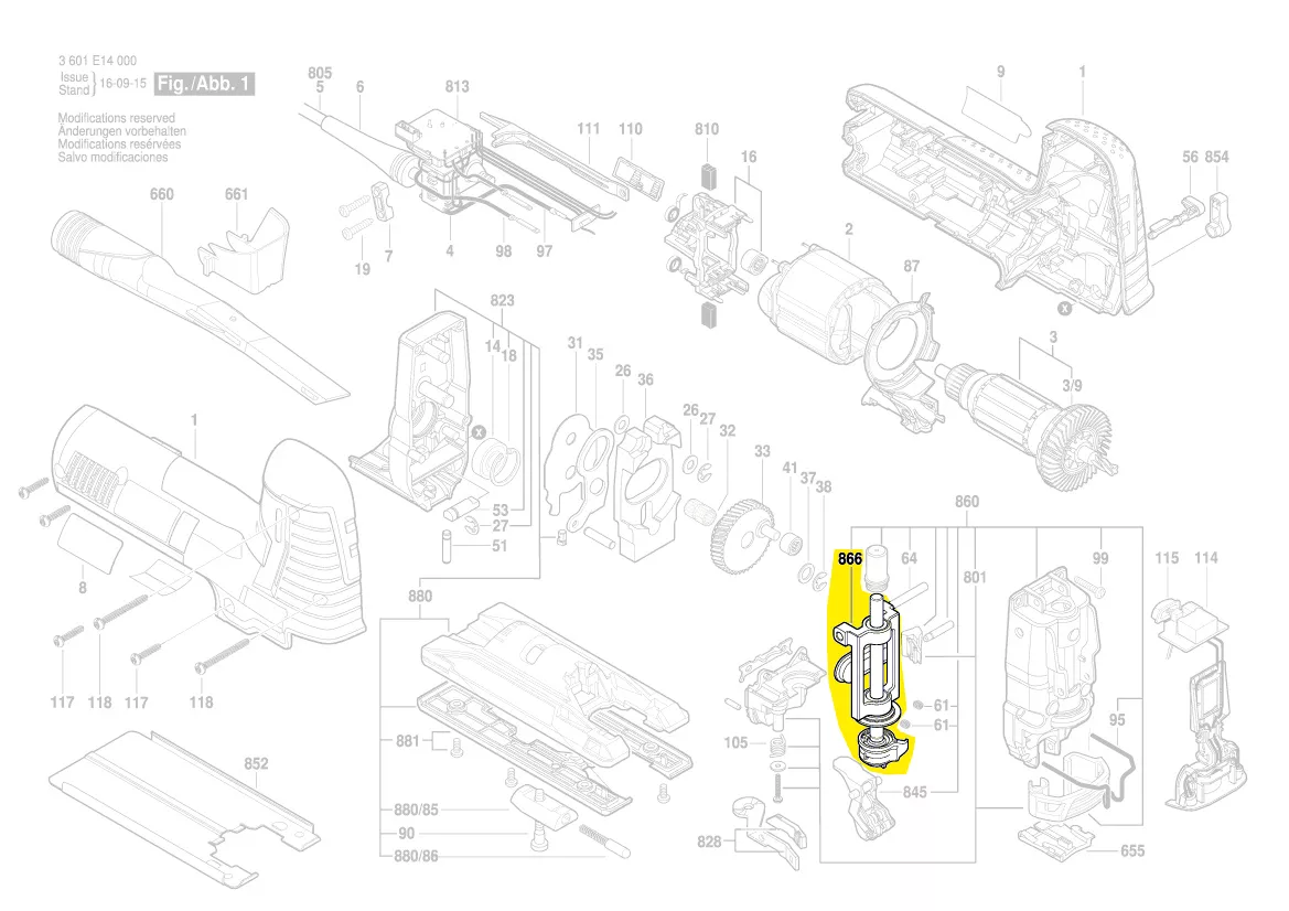 Bosch Hubstange 1600A00HG1