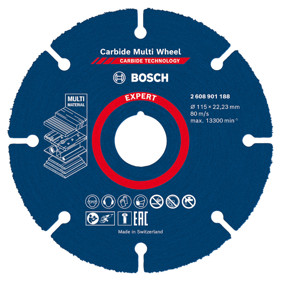 Bosch Expert Carbide Multi Wheel Trennscheibe 115 mm 2608901188