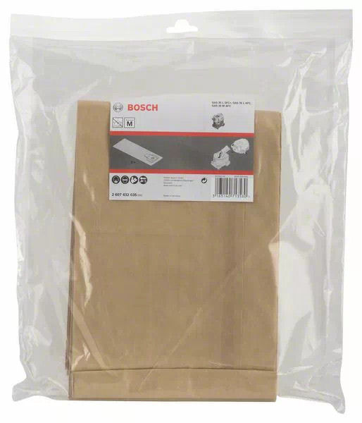 Bosch Papierfilterbeutel 2 607 432 035 für GAS 35