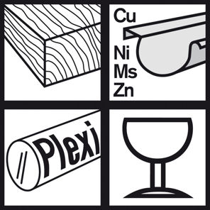 Polierfilz mit Kletthaftung