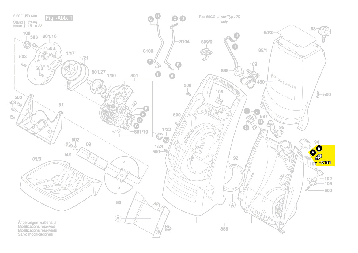 Bosch Ersatzschalter F016103197