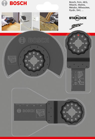 Bosch Starlock Basisset für Holzbearbeitung