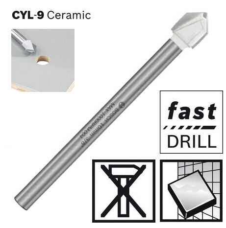 Bosch Fliesenbohrer CYL-9 von Ø 3 mm - Ø 16 mm
