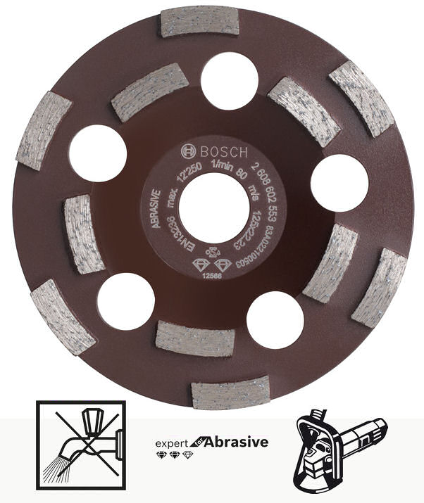 Bosch Diamanttopfscheibe Ø 125 mm Expert for Abrasive