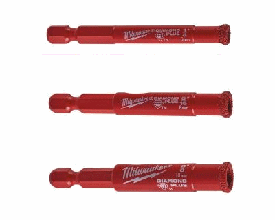 Milwaukee Diamantbohrerset DIAMOND PLUS