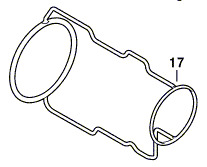 Bosch Dichtrahmen 1 611 015 054