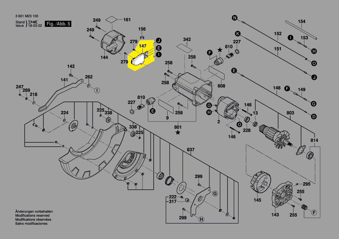 Bosch Drehzahlregler 1 609 B04 913