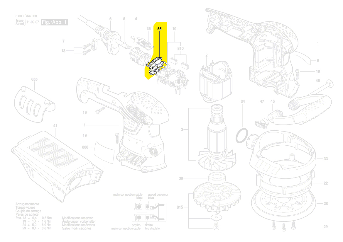 Bosch Drehzahlregler 1 607 233 419