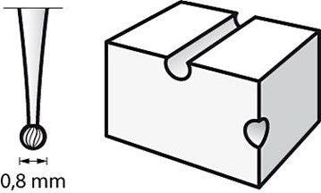 Dremel 105 Graviermesser Ø 0,8 mm