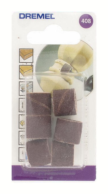 Dremel 408 Schleifbänder Ø 13 mm, Körnung 60