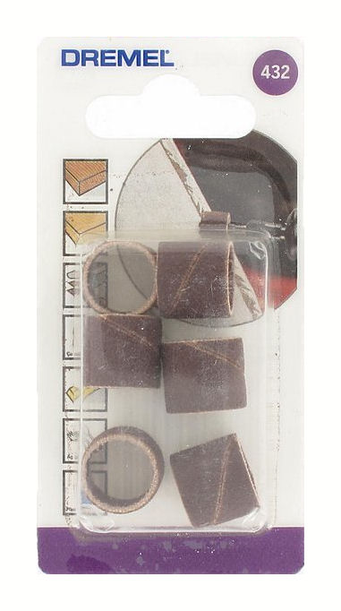 Dremel 432 Schleifbänder Ø 13 mm Korn 120