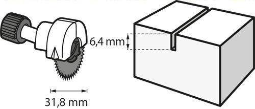 Dremel 546 Kreissägeblatt Ø 25,4 mm für Kreissägevorsatz 670