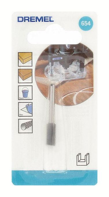 Dremel 654 HSS-Nutfräser gerade Ø 6,4 mm