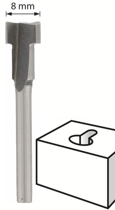 Dremel 655 HSS-Nutfräser Ø 8,0 mm