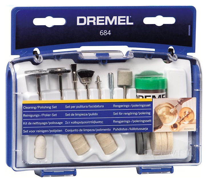 Dremel 684 Polierset 20-teilig - alles in einer Box