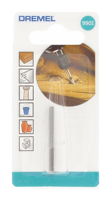 Dremel 9901 Wolfram-Karbid-Fräser zylindrisch Ø 3,2 mm