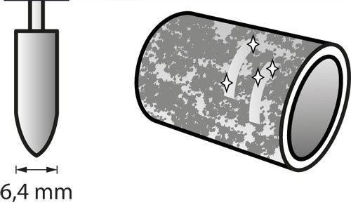 Dremel 462 Gummi-Polierspitze Ø 6,4 mm