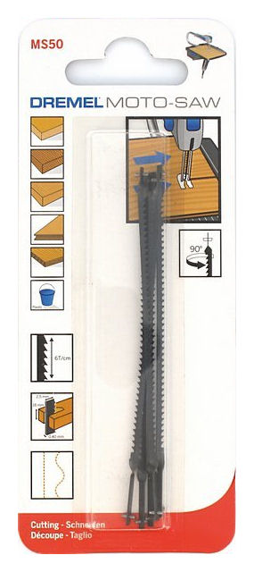 Dremel MS 50 Mehrzweck-Holzsägeblatt für seitliche Schnitte