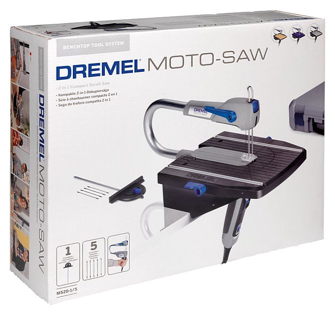 Dremel Motorsäge MS 20-1/5 - Mobil und Stationiär nutzbar