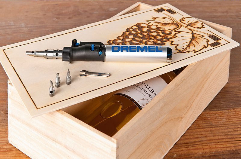 Dremel 204 Pyrographieset - perfekt für Mobile Brandmalerei mit VersaTip