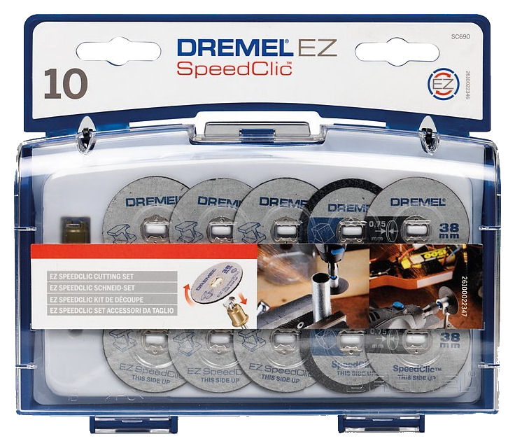 Dremel SC690 SpeedClic Schneidset - paraktisches Set in Aufbewahrungsbox