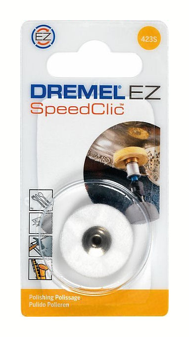 Dremel 423S Textilpolierscheibe Ø 25,0 mm SpeedClic kompatibel