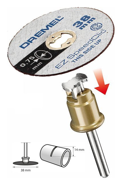 Dremel SC409 SpeedClic Präzisionstrennscheiben Ø 38,0 mm