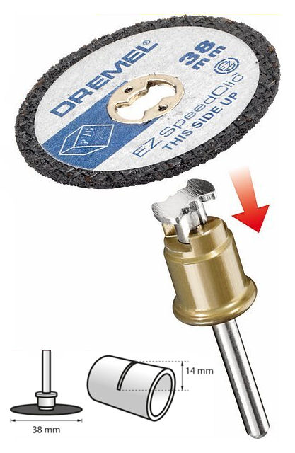 Dremel EZ SC476 Kunststoff-Trennscheiben Ø 38,0 mm