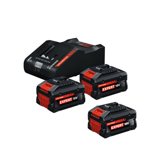 Bosch EXPERT Akku Starterset 3x EXBA18V-80 + EXAL18V-160