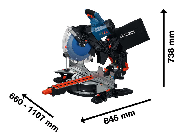 Bosch EXPERT  Kapp– und Gehrungssäge EXCM 341-305GD