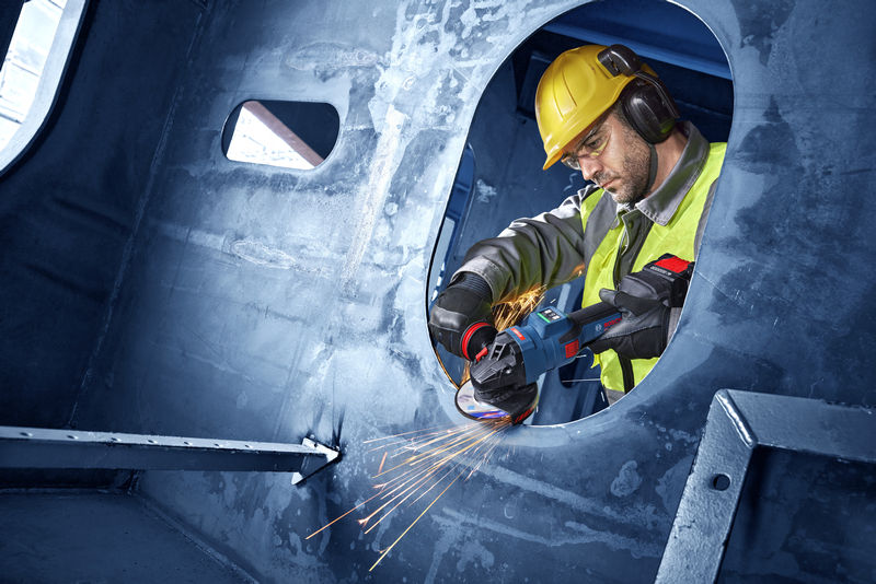 Bosch X-Lock Expert Winkelschleifer EXWS18V-15PS/SOLO