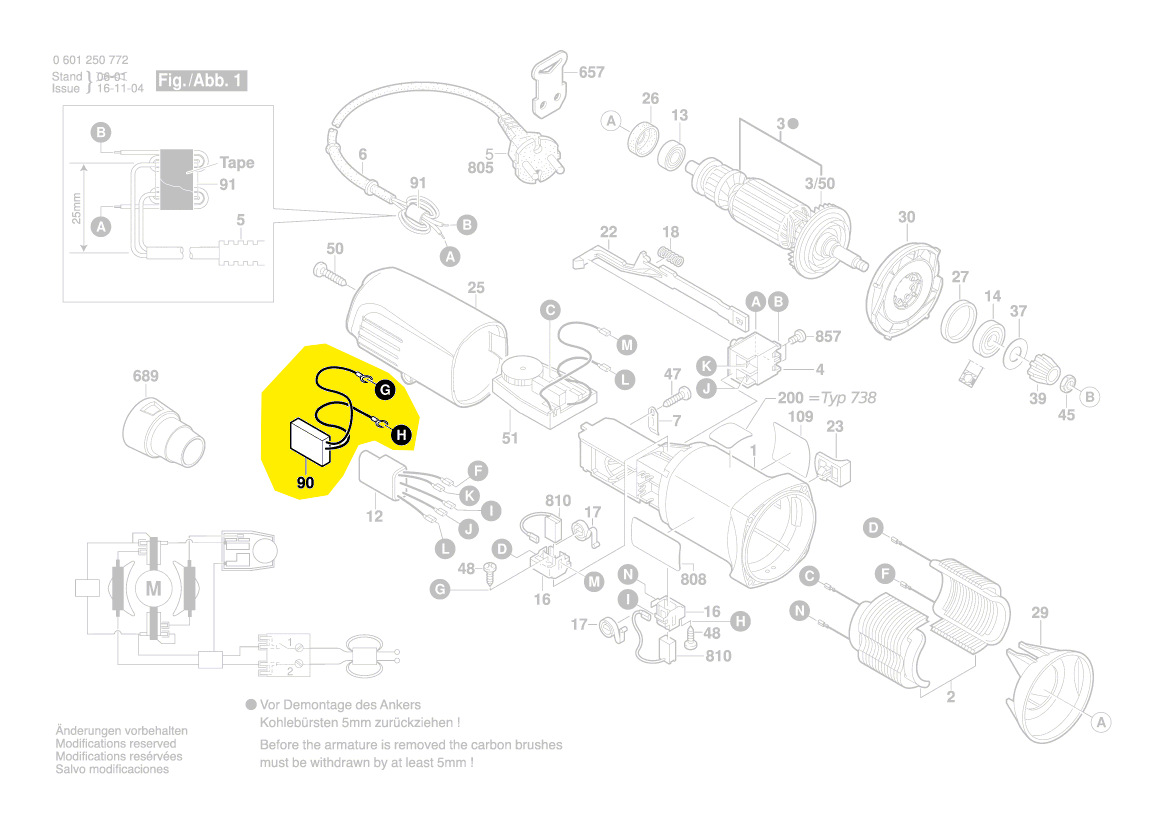 Bosch Entstörfilter 2 607 329 147