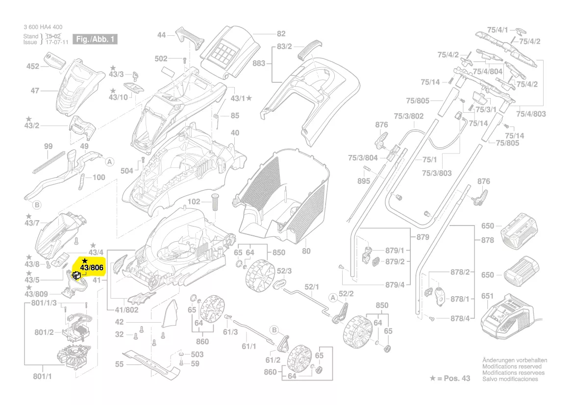 Bosch Ersatzschalter F016104250