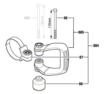 Bosch Ersatzgriff 160202508K