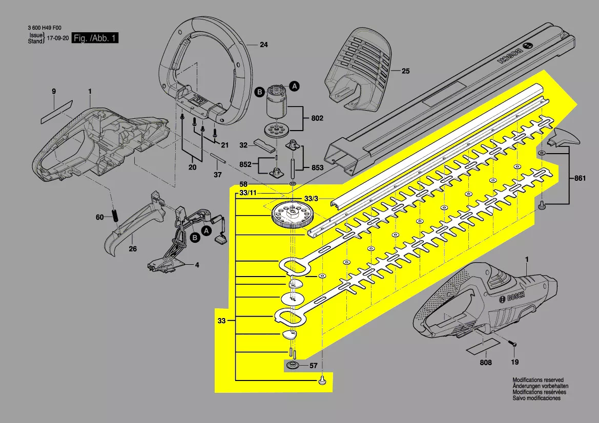 Bosch Ersatzschwert 1600A004R2
