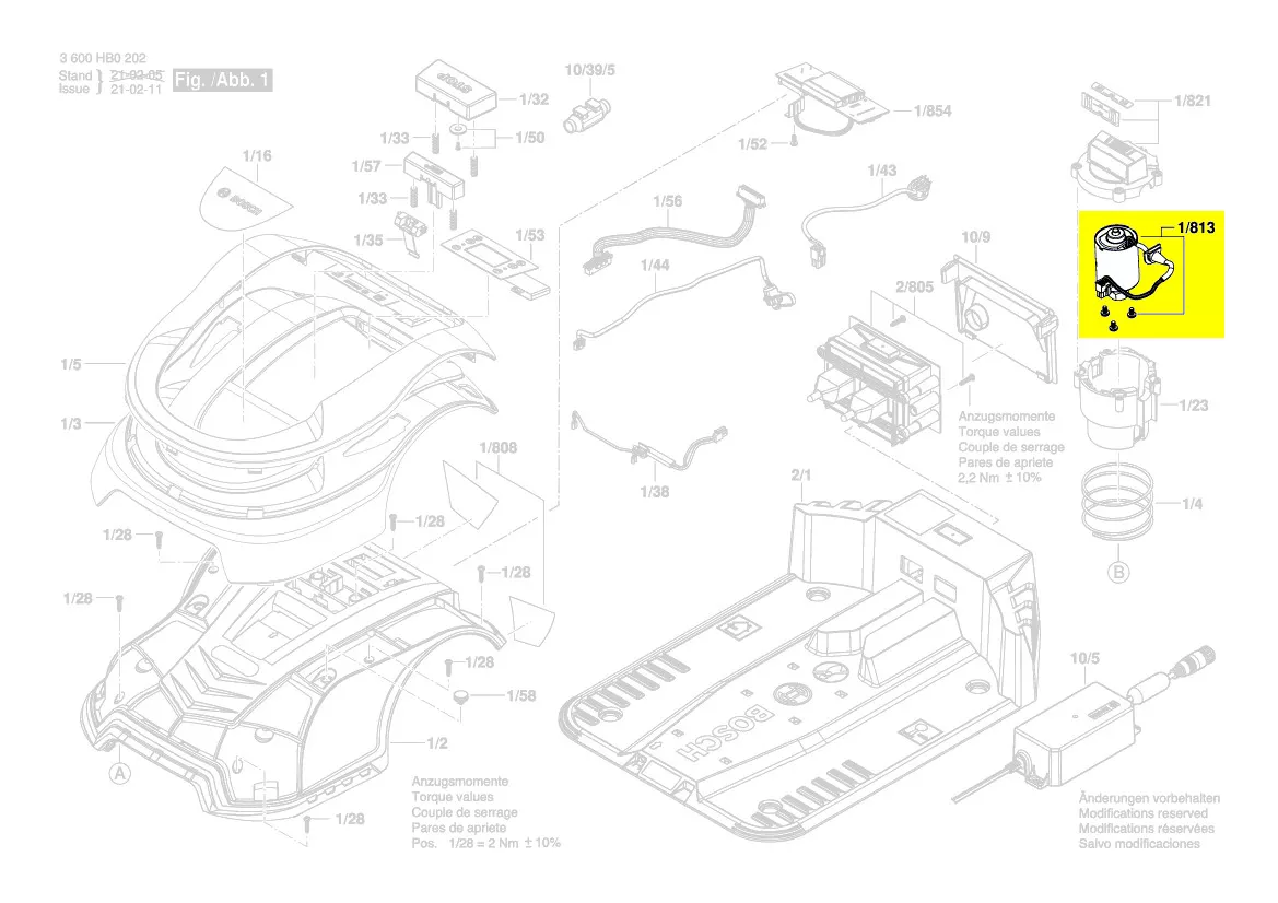 Bosch Motorbaugruppe F016105557