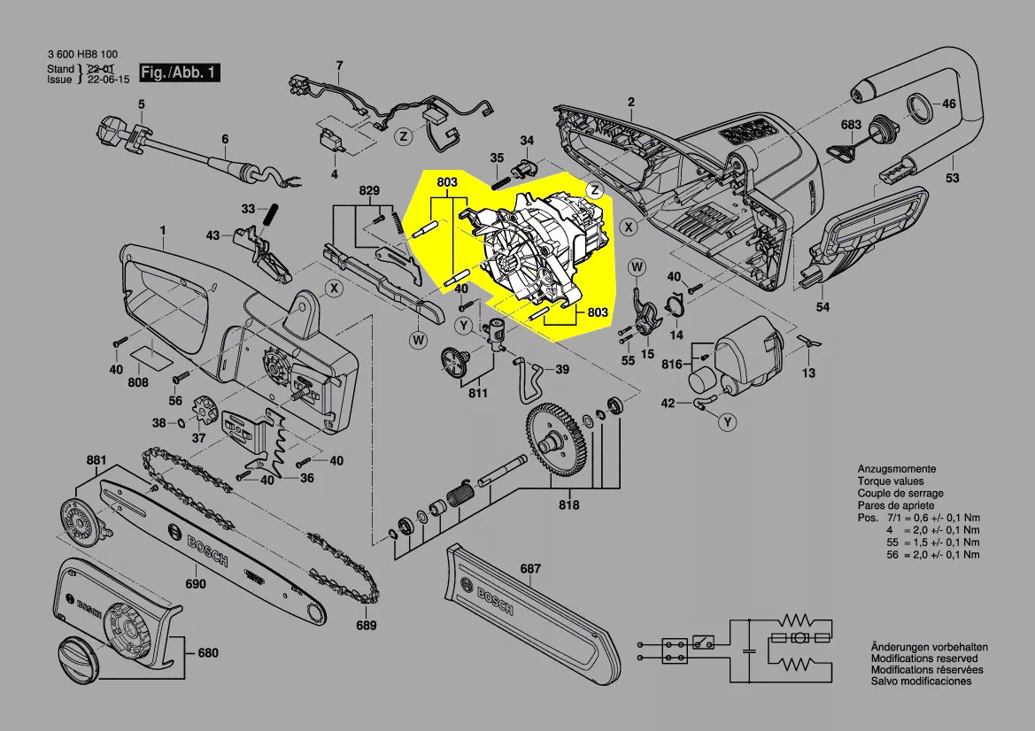 Bosch Ersatzmotor 1600A02Z77