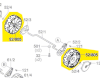 Bosch Ersatzrad Nr. F 016 105 109 hinten